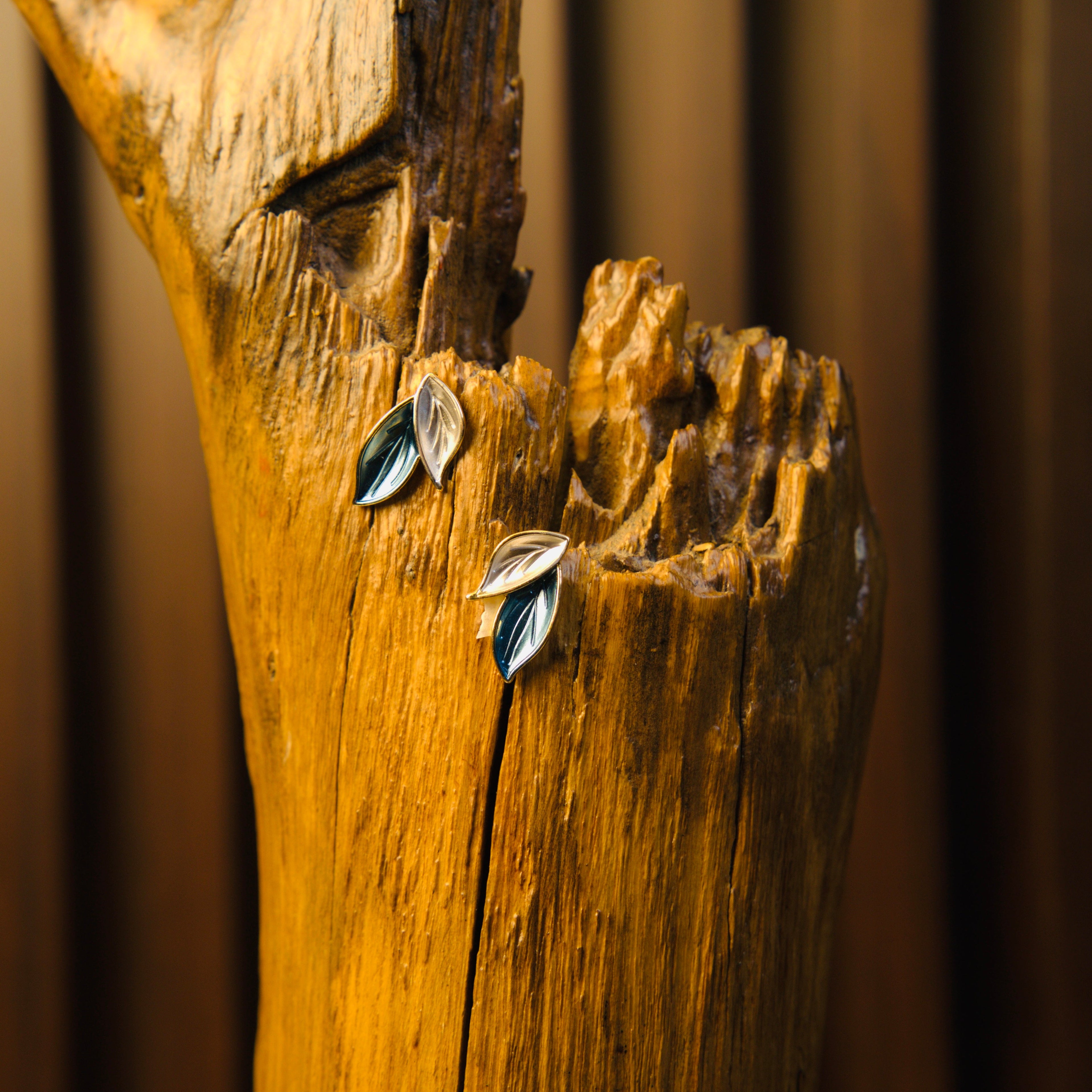 FrostLeaf Drops Earrings