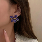 LavenderBloom Studs Earrings