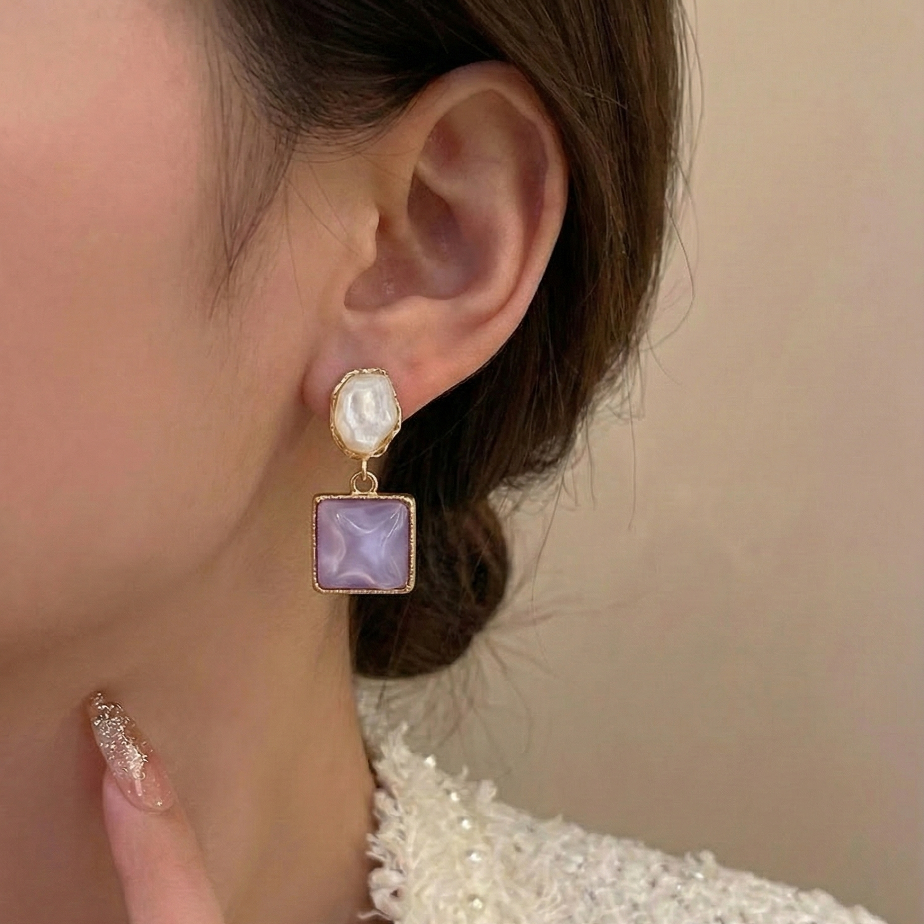 IvoryLavé Pearls Earrings