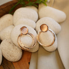 Roselle Hoops Earrings