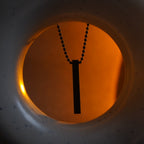 Obsidian Bar Men Pendant