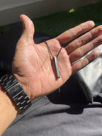 Obsidian Bar Men Pendant