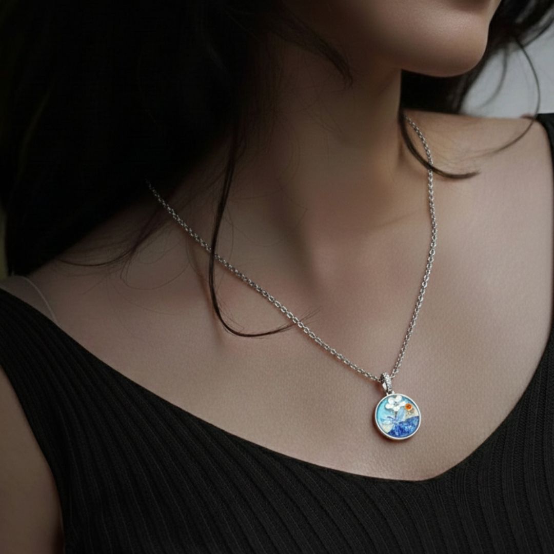 FrostWing Petal Women Pendant