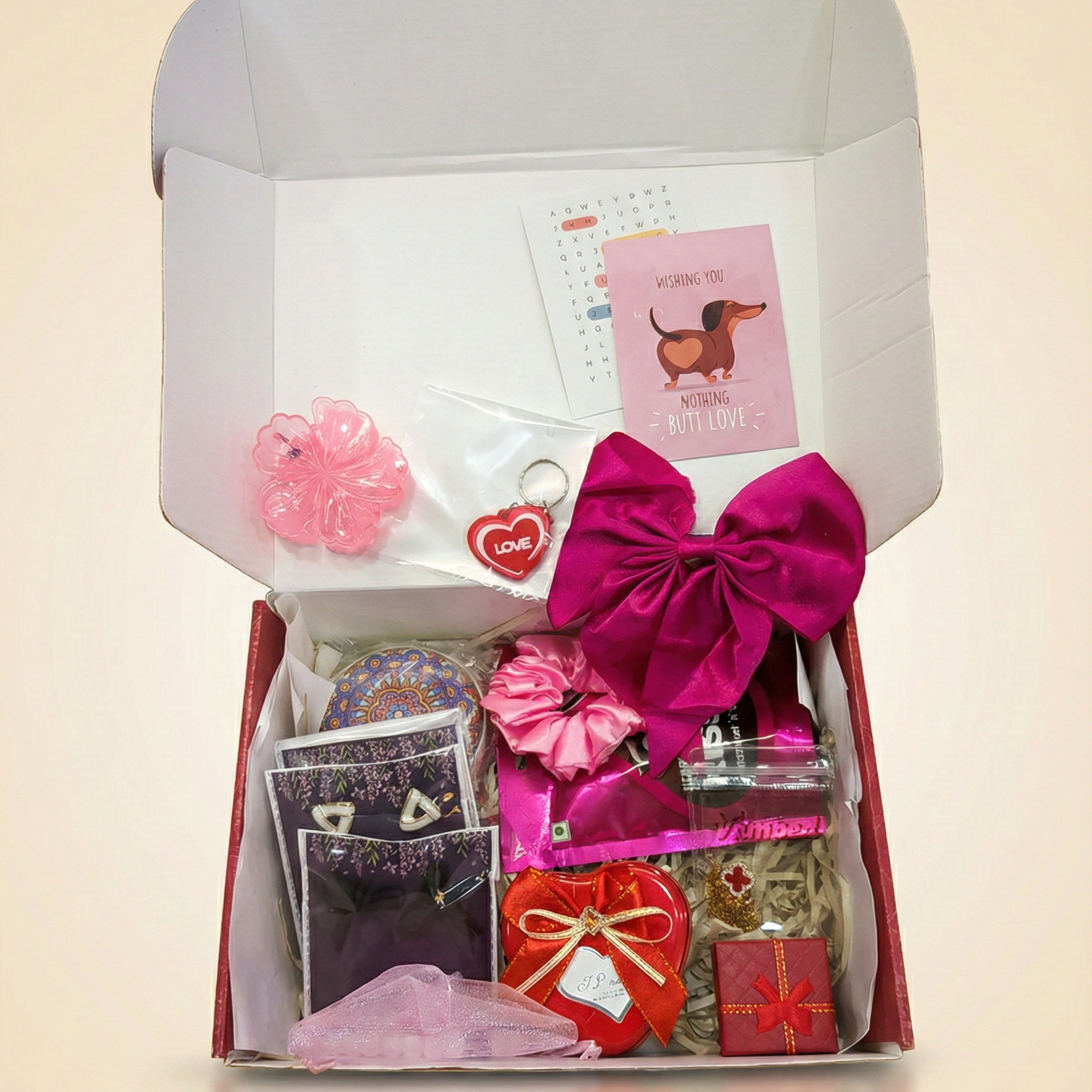 Twin Hearts Valentine Box Combo Set (14 Items)